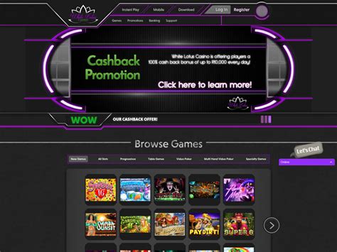 white lotus casino
